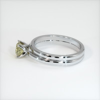 0.79 Ct. Sapphire Ring, 18K White Gold 4