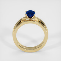0.70 Ct. Sapphire Ring, 14K Yellow Gold 3