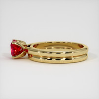 1.32 Ct. Ruby Ring, 14K Yellow Gold 4