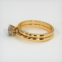 0.66 Ct. Sapphire Ring, 14K Yellow Gold 4