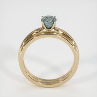0.68 Ct. Grey Sapphire Ring, 14K Yellow Gold 3