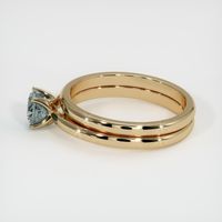 0.68 Ct. Grey Sapphire Ring, 14K Yellow Gold 4