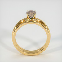 0.66 Ct. Sapphire Ring, 18K Yellow Gold 3