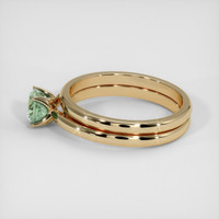 0.63 Ct. Sapphire Ring, 18K Yellow Gold 4