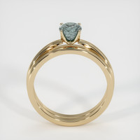 0.68 Ct. Sapphire Ring, 18K Yellow Gold 3