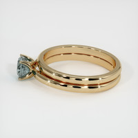 0.68 Ct. Sapphire Ring, 18K Yellow Gold 4