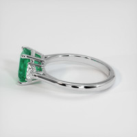 1.64 Ct. Emerald Ring, Platinum 950 4