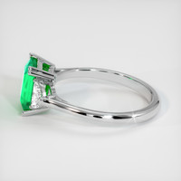 1.18 Ct. Emerald Ring, Platinum 950 4