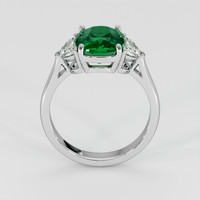 2.44 Ct. Emerald Ring, Platinum 950 3