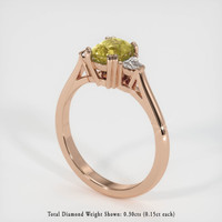 1.24 Ct. Sapphire Ring, 14K Rose Gold 2