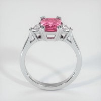 2.38 Ct. Pink Sapphire Ring, 10K White Gold 3