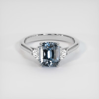 2.19 Ct. Gemstone Ring, 18K White Gold 1