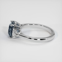 2.19 Ct. Gemstone Ring, 18K White Gold 4