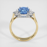 2.51 Ct. Blue Sapphire Ring, 14K White & Yellow 3
