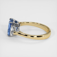 2.51 Ct. Blue Sapphire Ring, 14K White & Yellow 4