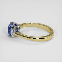 2.26 Ct. Blue Sapphire Ring, 18K White & Yellow 4