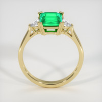 1.18 Ct. Emerald Ring, 18K Yellow Gold 3