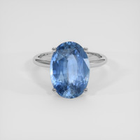 7.50 Ct. Blue Sapphire Ring, Platinum 950 1