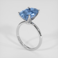 7.50 Ct. Blue Sapphire Ring, Platinum 950 2