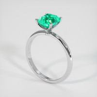 2.04 Ct. Emerald Ring, Platinum 950 2