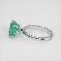 4.00 Ct. Emerald Ring, Platinum 950 4