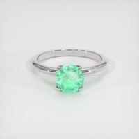 1.05 Ct. Emerald Ring, Platinum 950 1