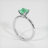 1.05 Ct. Emerald Ring, Platinum 950 2