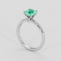 0.99 Ct. Emerald Ring, Platinum 950 2