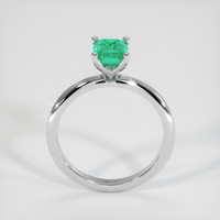 0.81 Ct. Emerald Ring, Platinum 950 3