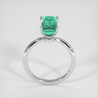 3.72 Ct. Emerald Ring, Platinum 950 3