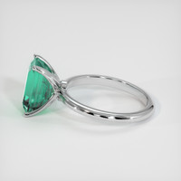 3.72 Ct. Emerald Ring, Platinum 950 4