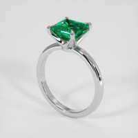 2.02 Ct. Emerald Ring, Platinum 950 2
