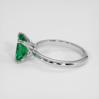 2.02 Ct. Emerald Ring, Platinum 950 4