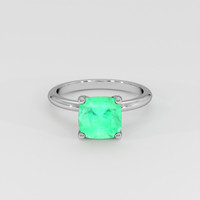 1.89 Ct. Emerald Ring, Platinum 950 1