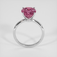 5.11 Ct. Purplish Pink Rhodolite Garnet Ring, Platinum 950 3