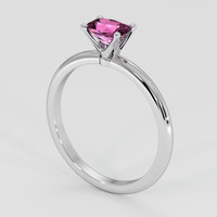 0.65 Ct. Gemstone Ring, Platinum 950 2