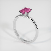 2.20 Ct. Pink Sapphire Ring, Platinum 950 2