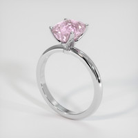 3.07 Ct. Pink Sapphire Ring, Platinum 950 2
