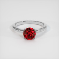 1.64 Ct. Ruby Ring, Platinum 950 1