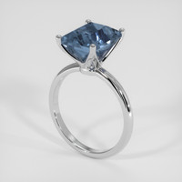 5.73 Ct. Bi Color Sapphire Ring, Platinum 950 2