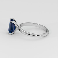 2.07 Ct. Bi Color Sapphire Ring, Platinum 950 4