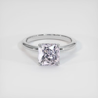 3.22 Ct. Pink Sapphire Ring, Platinum 950 1
