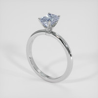 1.24 Ct. Bi Color Sapphire Ring, Platinum 950 2