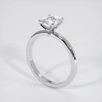 1.21 Ct. White Sapphire Ring, Platinum 950 2