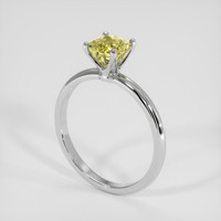 1.32 Ct. Yellow Sapphire Ring, Platinum 950 2
