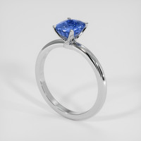 1.14 Ct. Blue Sapphire Ring, Platinum 950 2