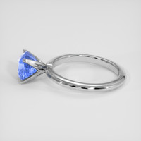2.18 Ct. Blue Sapphire Ring, Platinum 950 4