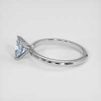 1.64 Ct. Greyish Blue Sapphire Ring, Platinum 950 4