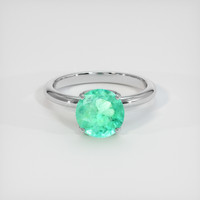 1.31 Ct. Emerald Ring, Platinum 950 1