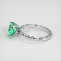 1.31 Ct. Emerald Ring, Platinum 950 4